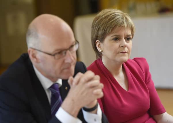 First Minister Nicola Sturgeon and Deputy First Minister John Swinney will be on the panel