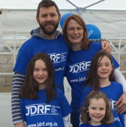 The Kane family hope to raise awareness of diabetes.