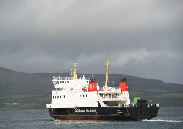 Travel firm's 'cruise' involved publicly-funded CalMac ferry. Picture: John Devlin
