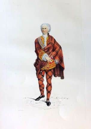An illustration from The Costume of the Clans, by the Sobieski Stuart brothers.  PIC www.albion-prints.com