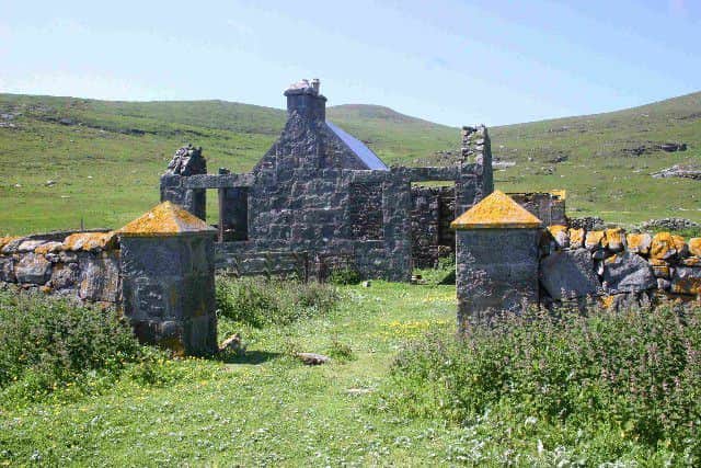 The old school house on the island of Mingulay. Picture: Contributed