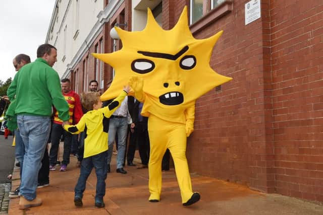 Craig Dunstable, a lifelong Jags fan from Maryhill, will step into the role as Partick Thistle mascot Kingsley. Picture: SNS
