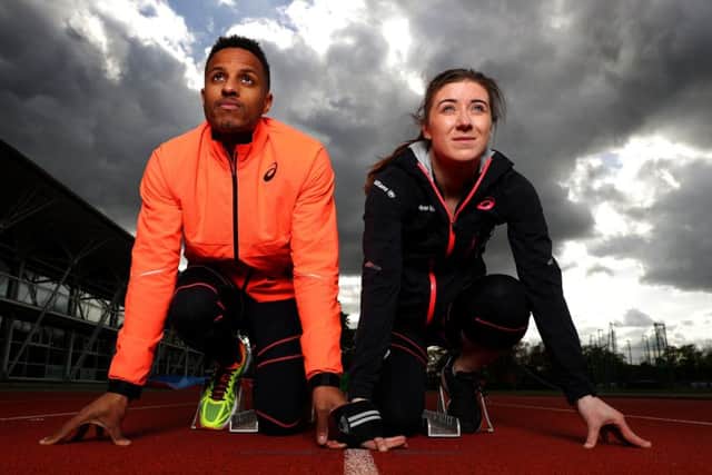 Libby Clegg and her guide Chris Clarke are in good shape for the Paralympics. Picture: Getty.