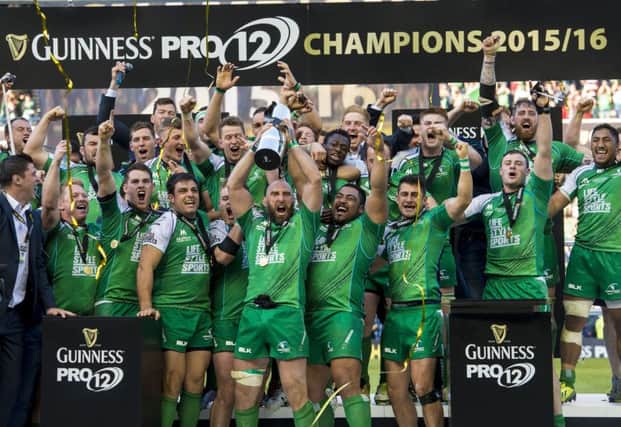 Connacht celebrate winning the Pro12 grand final against Leinster at BT Murrayfield. Picture: Gary Hutchison/SNS/SRU