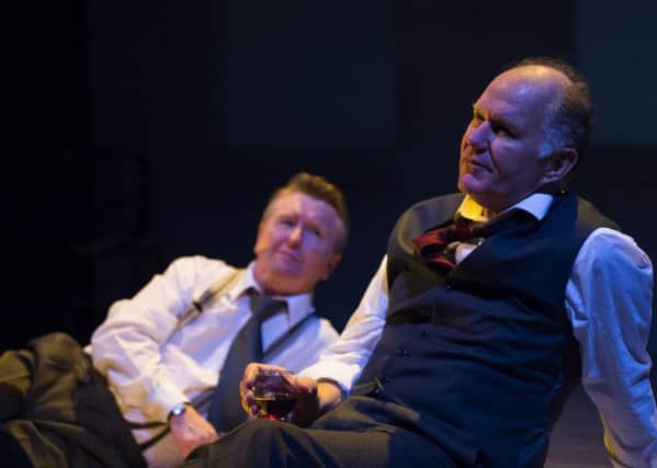 Tom Hodgkins is formidable as Willy Brandt with Neil Caple able support as Gunter Guillaume. Picture: Richard Campbell
