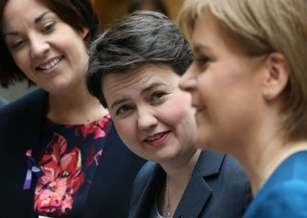 Scottish Conservative leader Ruth Davidsons approval rating has now outstripped that of the First Minister Nicola Sturgeon. Picture: Andrew Milligan/PA Wire