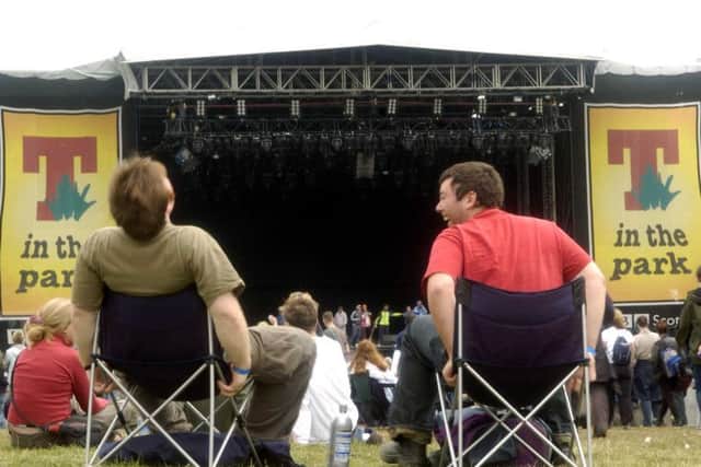 Tennent's sponsors the T in the Park music festival. Picture: Toby Williams