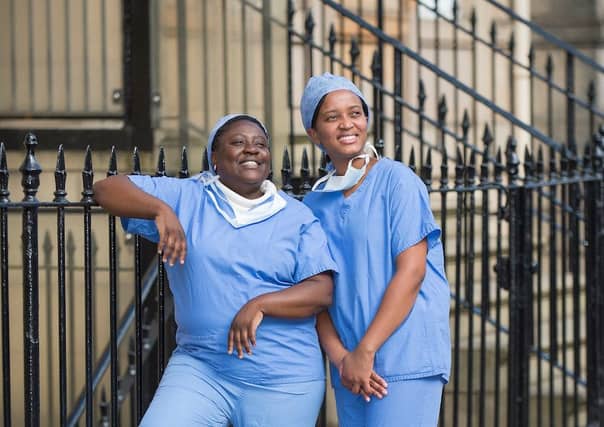 Dr Takondwa Itaye-Kamangira and Dr Wone Banda, from Malawi, are in Scotland to learn new skills and ways of working given rapidly changing healthcare needs at home. PIC
Lenny Warren / Warren Media