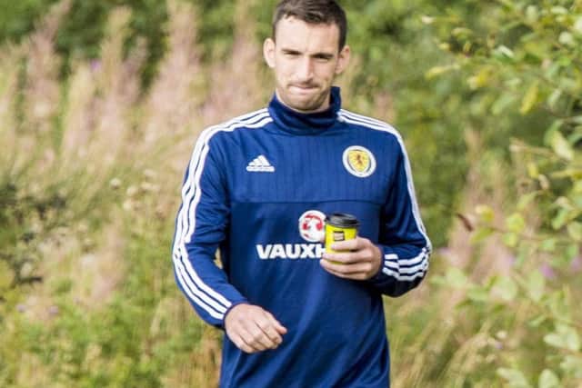 Lee Wallace trained with the Scotland squad this week. Picture: Craig Williamson/SNS