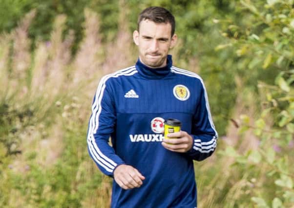Lee Wallace trained with the Scotland squad this week. Picture: Craig Williamson/SNS