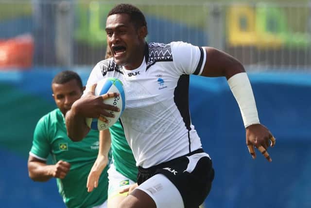 Viliame Mata was part of the Fiji side which won a historic gold medal at the Rio Olympics. Picture: David Rogers/Getty Images