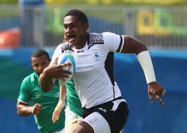 Viliame Mata was part of the Fiji side which won a historic gold medal at the Rio Olympics. Picture: David Rogers/Getty Images
