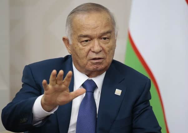 President Islam Karimov is reported to be dead. Picture: AP