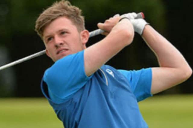 Connor Syme helped Fife finish third after carding two five-under-par rounds at Dalmahoy