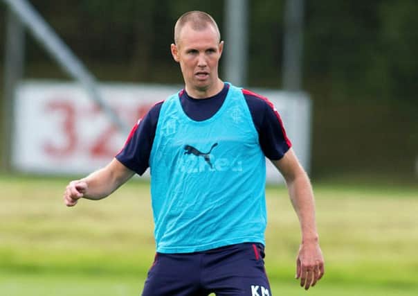 Kenny Miller scored four in the 7-0 win over Linfield. Picture: Kris O'Rourke/Rangers FC via Press Association Images