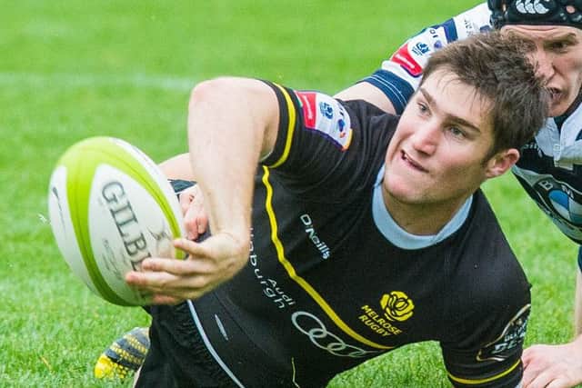 Jason Baggott was on target for Melrose. Picture: Ian Georgeson