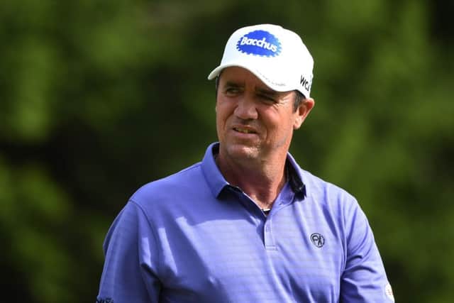 Scott Hend leads by one shot at the Omega European Masters. Picture: Getty.