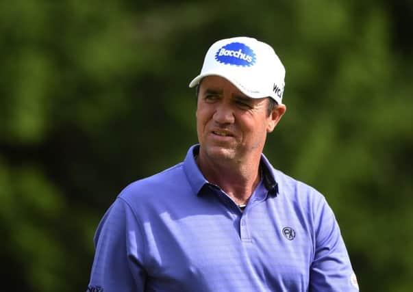 Scott Hend leads by one shot at the Omega European Masters. Picture: Getty.