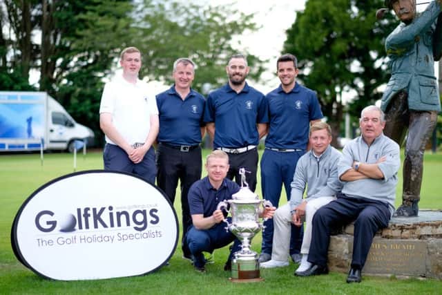 Lanarkshire lifted the trophy for the first time since 1998. Photograph: Kevin Kirk