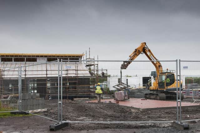 Construction work generated by string of projects is supporting 14,000 SME posts. Picture: Sarah Peters
