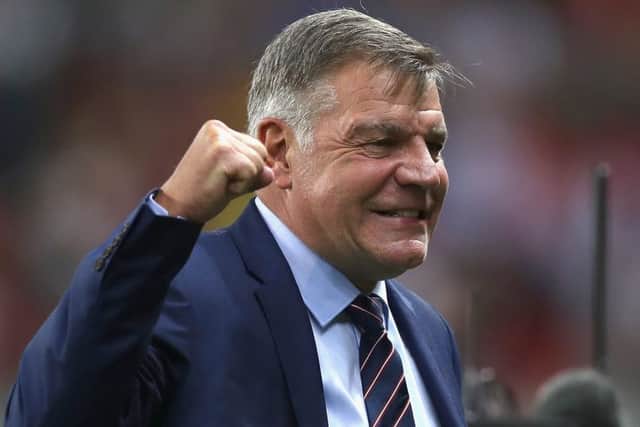 Sam Allardyce was happy to kick off his England reign  with a 1-0 victory in Slovakia. Picture: Getty.