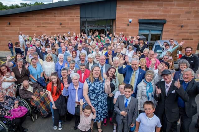 Locals enjoyed the first community meal at Castlemilk Parish Church