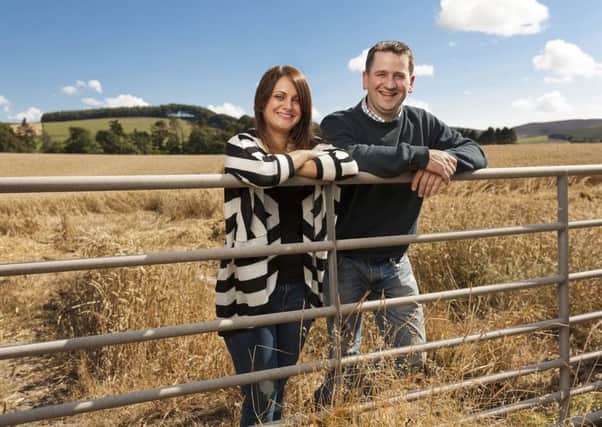 Graeme Jarron of Ogilvy Spirits and his wife Caroline are Scotland's first potato vodka producers. Picture: Contributed.
