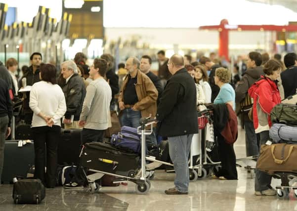 BA said the check-in process would be 'slower than usual'. Picture: Shaun Curry/AFP/Getty Images