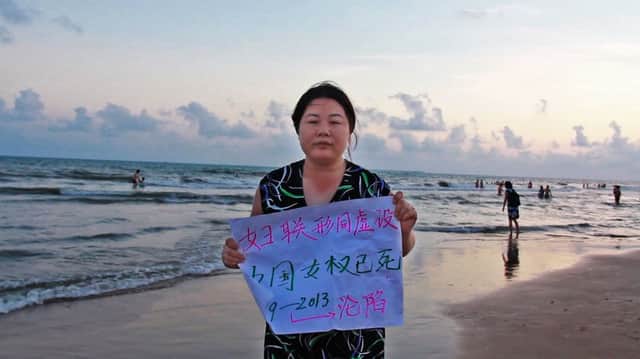 Women's rights activist Ye Haiyan (aka Hooligan Sparrow)