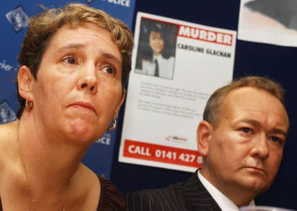 Margaret Glachan and DCI Neil Thomson during a press conference Picture: Danny Lawson / PA