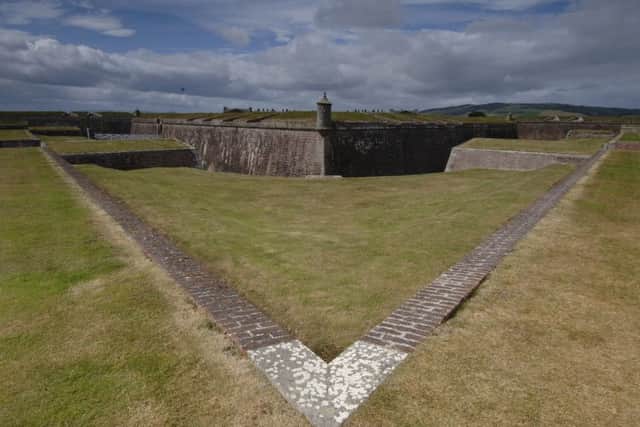 The ramparts of the fort are 1km in length. Picture: Historic Environment Scotland