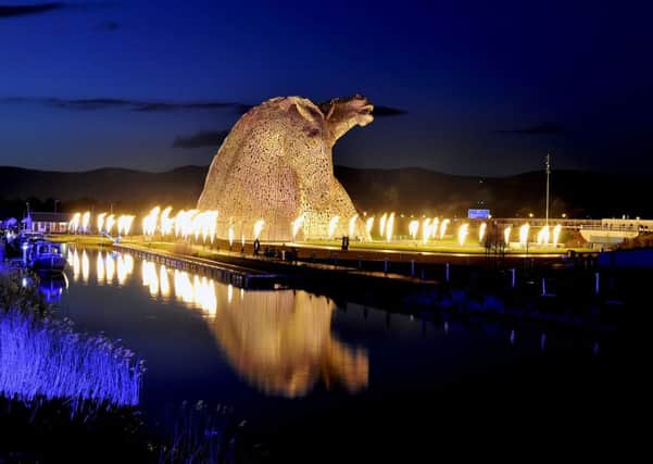 Helix Park in Falkirk, home to the Kelpies statues, has been nominated for a nature tourism award. Picture: Michael Gillen.