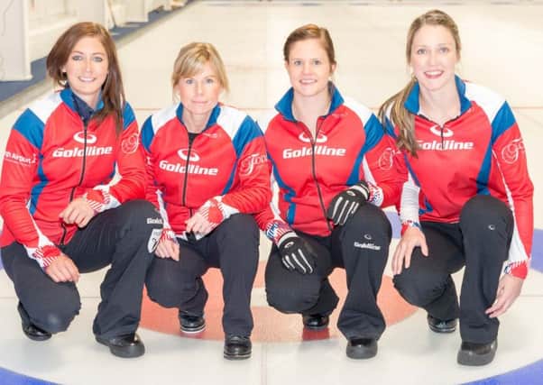 Left to right: Eve Muirhead, Kelly Schafer, Vicki Adams and Lauren Gray. Picture: