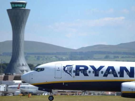 Ryanair is to increase its Edinburgh routes by five to 38 next summer. Picture: Neil Hanna