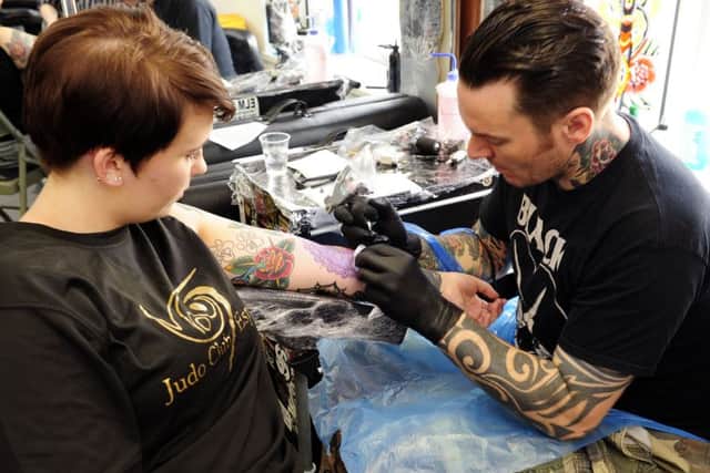 Tattoo's may now help you get a job Picture: Michael Gillen