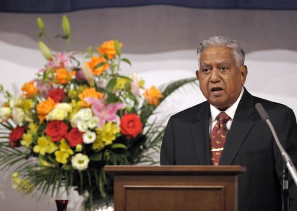 SR Nathan, statesman who helped shape the modern Singapore. Picture: AFP/Getty Images