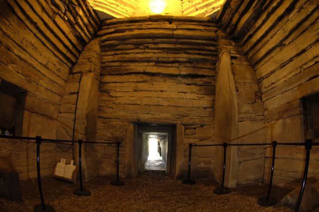 Maeshowe, the biggest and most impressive of Orkney's prehistoric chambered cairns, attracts around 25,000 visitors annually. Picture: Donald MacLeod