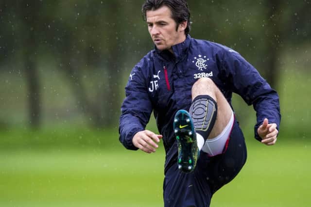 Joey Barton made tongue-in-cheek remarks about Celtic. Picture: SNS.