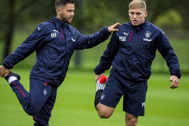 Will Harry Forrester or Martyn Waghorn find their way into the starting XI? Picture: SNS