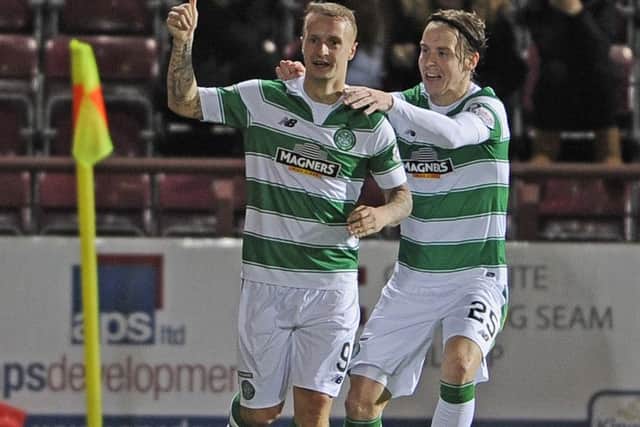 Brendan Rodgers is confident Celtic can scores goals against Rangers, even without Leigh Griffiths. Picture:
Neil Hanna