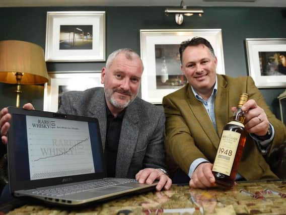 Andy Simpson and David Robertson launched Rare Whisky 101 in 2014