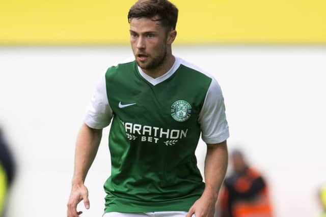 Lewis Stevenson says he will feel much more comfortable in Hibs tough clash with Dumbarton. Picture: SNS