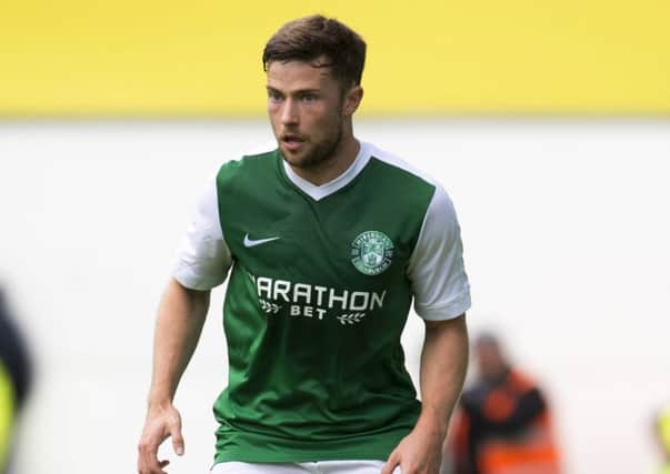 Lewis Stevenson says he will feel much more comfortable in Hibs tough clash with Dumbarton. Picture: SNS