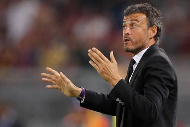 Luis Enrique likes getting the ball to MSN - Messi, Suarez and Neymar - quicker than many of his predecessors. Pic: Getty