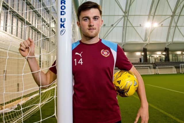 John Souttars international ambitions have been boosted by seeing Hearts team-mate Callum Paterson play for Scotland. Picture: SNS.