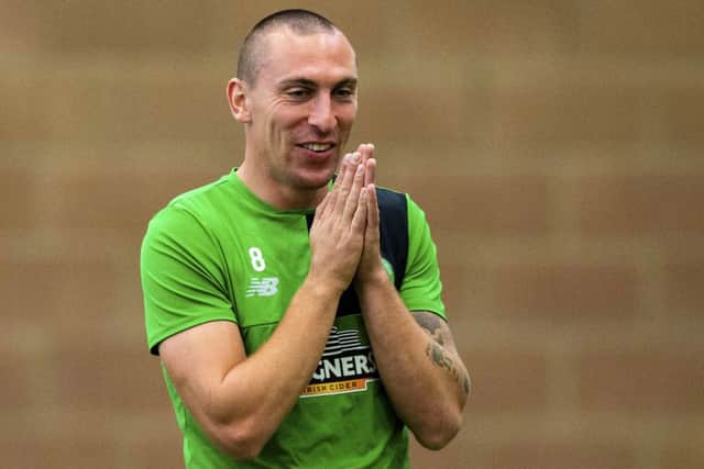 Celtic captain Scott Brown ahead of tomorrow's clash with Rangers. Picture: SNS