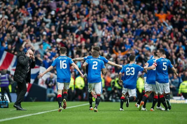 Rangers emerged victorious the last time the team's played. Picture: John Devlin