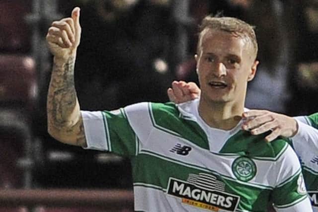 Celtic's Leigh Griffiths will miss the club's Champions League opener at the Nou Camp. Picture: Neil Hanna