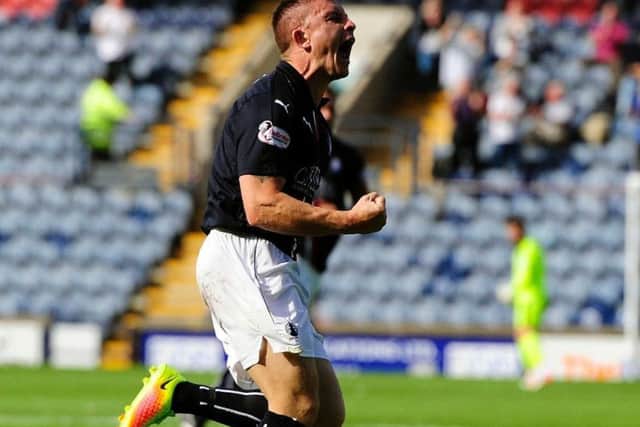 John Baird opened the scoring for Falkirk against Raith. Picture: Johnston Press