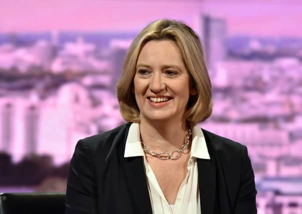 Amber Rudd : Too early to outline specifics. Picture: BBC/Getty